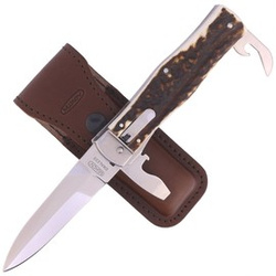 Mikov Predator Deer Stag, Mirror switchblade (241-NP-3/KP)