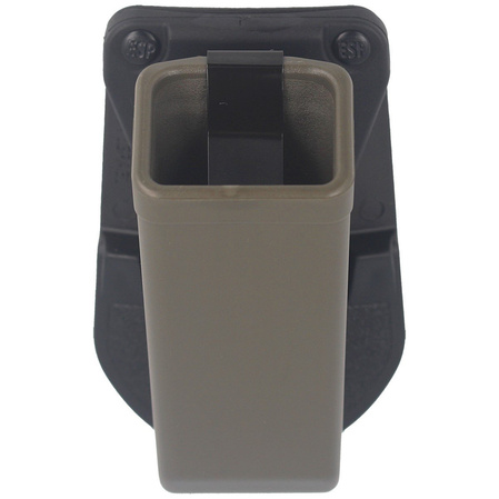 ESP Double-Stack 9 mm / .40 Magazine Pouch with ESP Paddle Mount, Olive Drab (MH-24 OD)