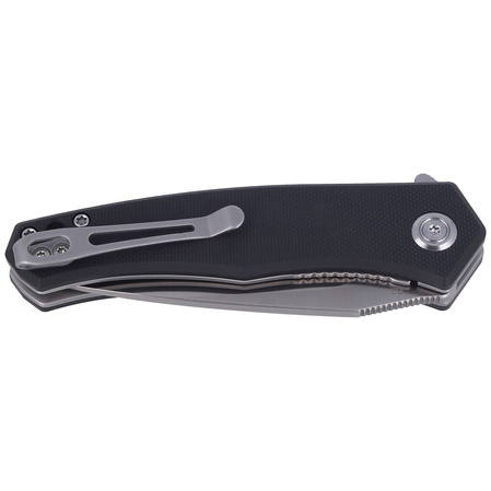 Nóż składany Kubey Cadmus Black G10, Satin D2 by Maksim Tkachuk (KU055A)