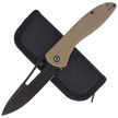 Nóż składany CIVIVI Picaro Tan G10, Black Stonewashed (C916B)