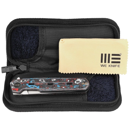 WE Knife Navo Nebula Fat Carbon Fiber, Hand Rubbed Satin CPM 20CV by Ostap Hel (WE22026-4)