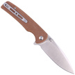 Sencut Knife Sachse Brown Micarta, Satin 9Cr18MoV (S21007-3)
