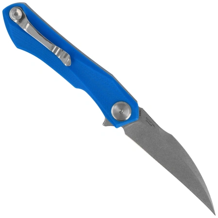 Nóż składany Bestech Ivy Blue G10, Stonewashed 14C28N by Ostap Hel (BG59B)