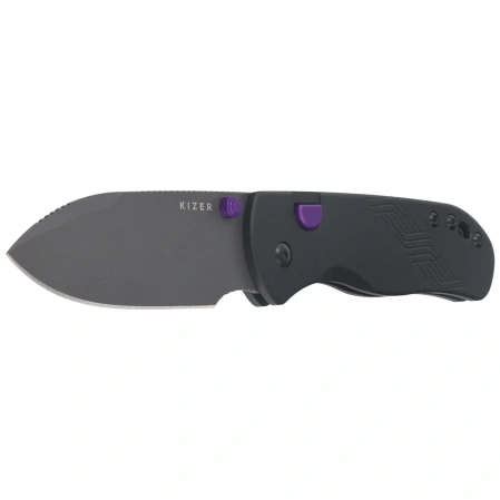 Nóż składany Kizer Drop Bear 292 AirTi Black Aluminum, Gray PVD M390 by Azo (K3619.292BD3)