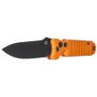 Fox Predator II 2F Full Auto Knife Orange Aluminium, Black Idroglider Hybrid Cryo (FX-448 AL O)