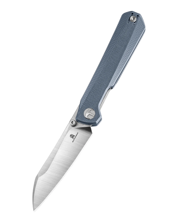 Nóż składany Bestechman Curvee Blue G10, Stonewashed/Satin AEB-L by Ostap Hel (BMK20C)
