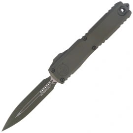 Nóż automatyczny OTF Microtech Ultratech Gen IV D/E Cerakote OD Green Aluminium, Cerakote OD Green M390MK by Tony Marfione (11224-1COD)