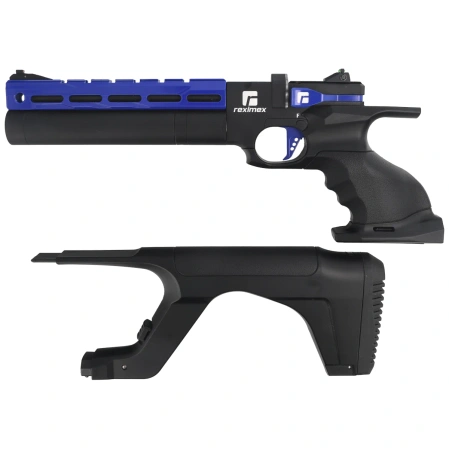 Pistolet wiatrówka PCP Reximex RP Race Blue 4.5 mm z regulatorem