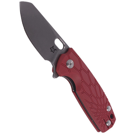 Fox Baby Core FRN Red Knife, Stonewashed N690 by Jesper Voxnaes (FX-608 R)