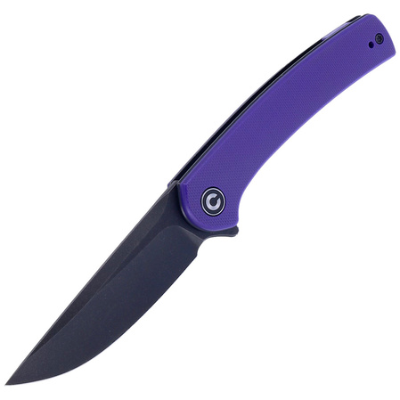 CIVIVI Knife Mini Asticus Purple G10, Black Stonewashed 10Cr15CoMoV (C19026B-4)