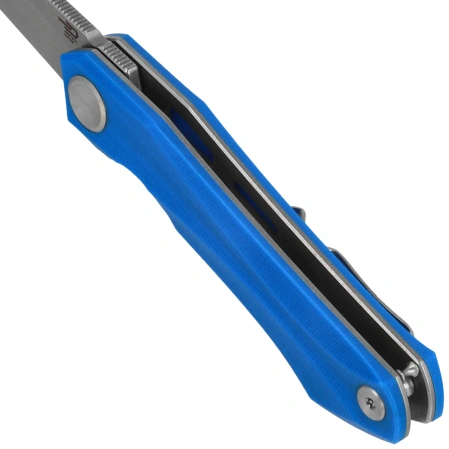 Nóż składany Bestech Ivy Blue G10, Stonewashed 14C28N by Ostap Hel (BG59B)