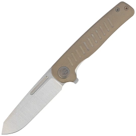 Kubey KB Knives Steelhead Bronze Titanium, Satin M390 by Mark Perez (KB315D)