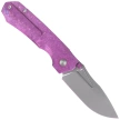 Remette Rhino Knife Pink Crystallized Titanium, Pearlescent M390 (RNTB1)
