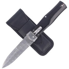 Nóż sprężynowy Mikov Predator Panther Buffalo Horn, Damascus PMC27 (241-DR-1/PANTHER)