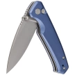 Civivi Altus Blue Aluminum, Stonewashed Nitro-V knife (C20076-6)