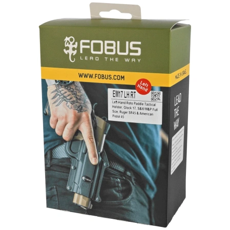 Fobus Holster for Glock 17, 22, 31, S&W, Ruger - Left-Handed (EM17 LH RT)