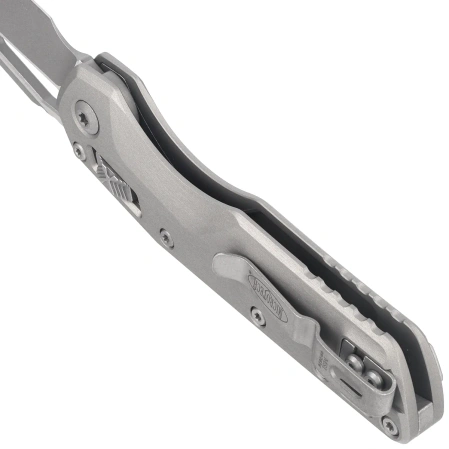 Microtech MSI S/E Knife Natural Clear Aluminium, Apocalyptic M390MK by Tony Marfione (210-10APNC)