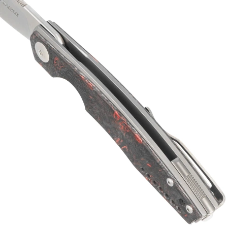 Nóż składany Viper Belone Titanium/Dark Matter Red Fat Carbon, Satin M390 by Jesper Voxnæs (V5970TIFCR)