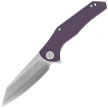 Kubey Flash Knife Purple G10, Satin San Mai M2 (KU158P)