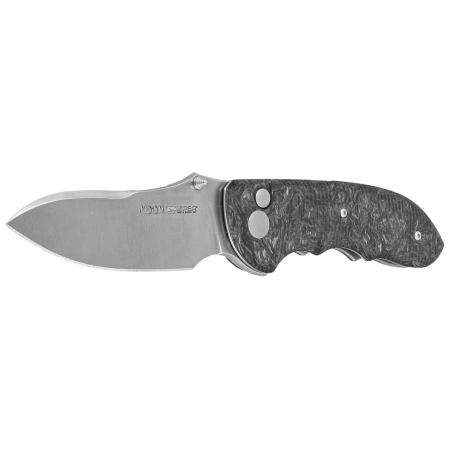 Viper Moon Dark Matter Black Fat Carbon, Satin MagnaCut by Fabrizio Silvestrelli Knife (V6008FCM)
