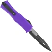Microtech Hera II Mini Bayonet Purple Aluminum, Black M390MK by Tony and Sean Marfione (1701M-1PU)