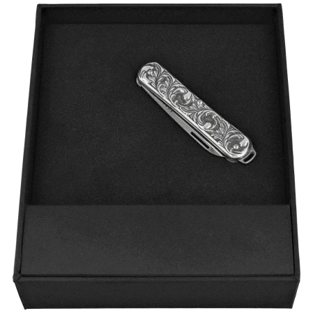 Fox Vulpis LE No 140/300 Pocket Knife Sterling Silver 925, Polished M390 (FX-VP130 AG)