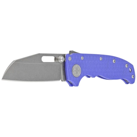 Nóż składany Demko AD20.5 Shark Foot Blue #2 G10, Stonewashed CPM 20CV by Andrew Demko (205-20CV-BLG10-SF)