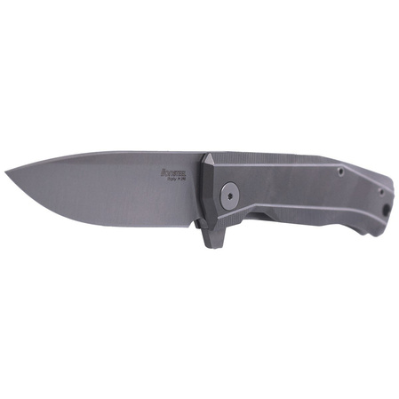 LionSteel Myto Knife Grey Titanium, Satin M390 by Molletta (MT01 GY)
