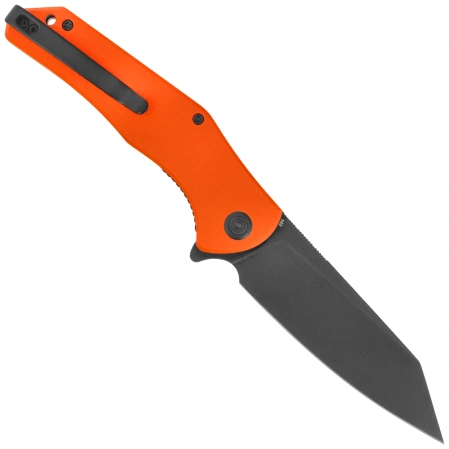 Kubey Flash Knife Orange G10, Blackwashed San Mai M2 (KU158Q)