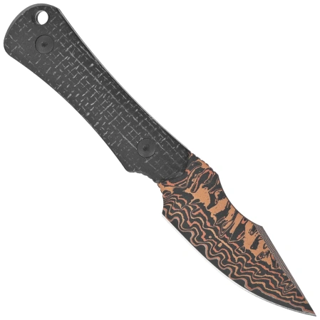 Nóż Kizer Bone Black Micarta, Copper Damascus by Maverick Customs (1122A2)