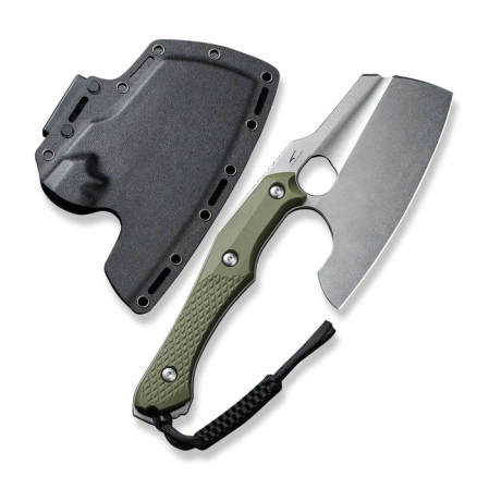 Civivi Knife Aratra OD Green G10, Stonewashed D2 by Maciej Torbé (C21041-2)