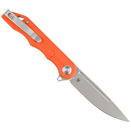 Kubey Knife Mizo Orange G10, Bead Blast AUS-10 by Tiguass (KU312I)