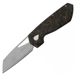 Nóż składany Maserin W1 373/WTG Black-Gold Fat Carbon, Matted Tungsten by Attilio Morotti