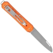 Fox Vulpis Grenade Pattern Orange Aluminum Knife, Polished N690Co (FX-VPGP130 OR)
