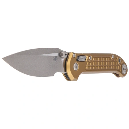 Nóż składany Microtech LUDT Ram-Lok S/E Tan Frag Aluminium, Apocalyptic M390MK by Tony Marfione (1135RL-10APFRTA)