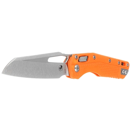 Microtech MSI S/E Knife Orange Tri-Grip Polymer, Stonewashed M390MK by Tony Marfione (210T-10PMOR)