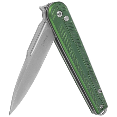 Nóż składany Martinez Albainox Green Aluminium, Satin 3Cr13Mov (25042)
