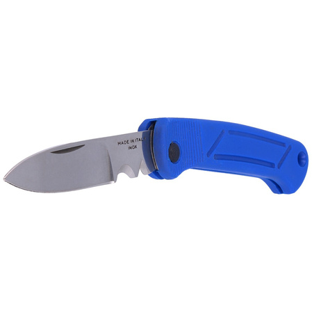 MAC B05E Electrician Knife Blue FRN, Satin W 1.4028
