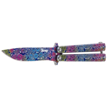Martinez Albainox Balisong Knife 3D Colours Steel, 3D Colours 3Cr13Mov (02219)