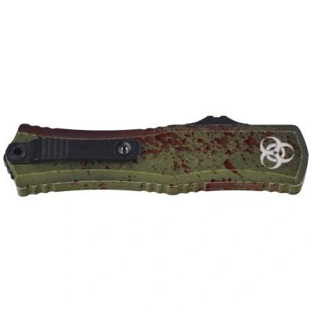 Nóż automatyczny OTF Microtech Hera II Mini Bayonet Signature Outbreak Aluminium, Outbreak M390MK by Tony and Sean Marfione (1701M-1OBDS)