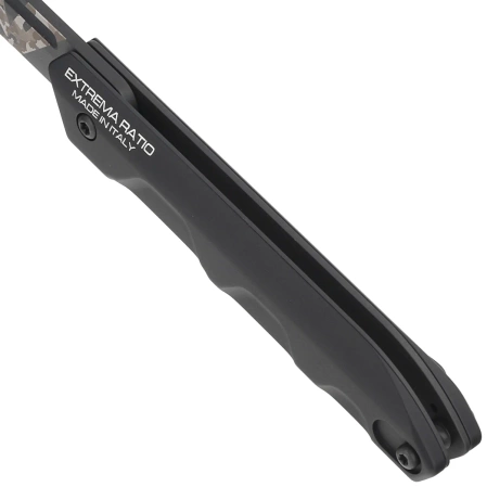 Extrema Ratio Ferrum T Knife Black Warfare Aluminum, Geotech Camo N690 (04.1000.0367/BDW/BLK)
