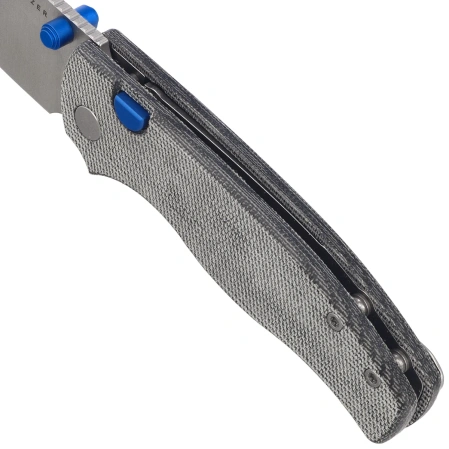 Kizer Glaux Knife Black Norplex UltreX Micarta, Satin 14C28N (V3801A1)