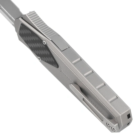 Nóż grawitacyjny Remette RT-Swordfish T Gray Aluminum, Stonewashed S35VN (ZL103D4)