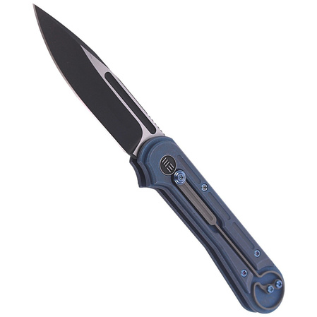 WE Knife Double Helix Blue Titanium, Black Stonewashed CPM S35VN (815C)