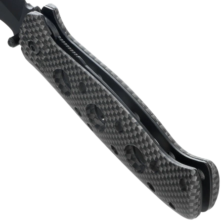 K25 RK-19221 Knife Rubbered Black Aluminium, Black Titanium 7Cr17Mov