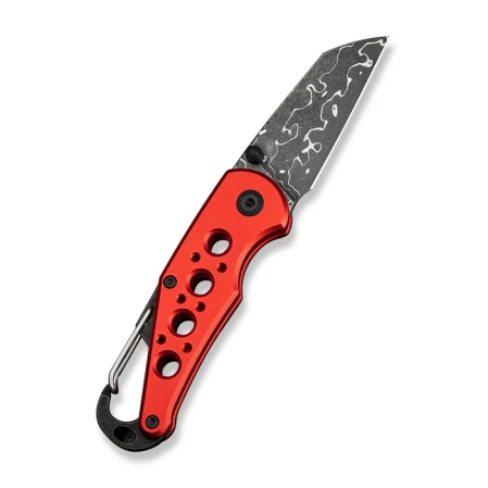 Nóż składany Civivi Pragma Red Aluminium, Damascus (C23062B-DS1)