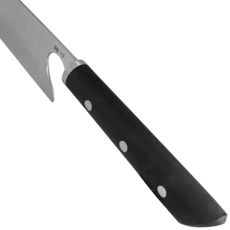 Nóż kuchenny Due Cigni PratiKO 3 - Gyuto Black G10, Satin Sandvik 12C27 225 by Michele Massaro (2C 3002)