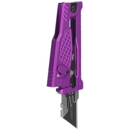 Nóż grawitacyjny Reate EXO-U V2 Purple Diamond Pattern Aluminium, Stainless Steel