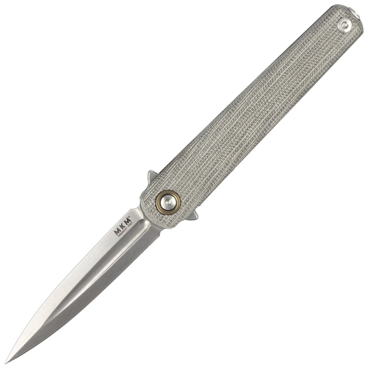 Nóż składany MKM Flame Light Dagger Green Micarta
