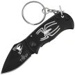 Nóż składany brelok Third Decor Habitat Spider Black Aluminium, Black 420 (N201A)